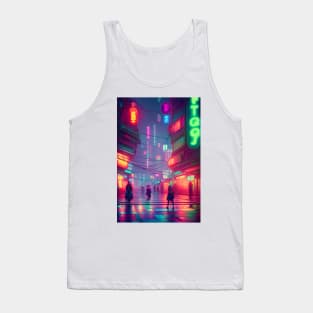 Tokyo Neon Anime Japan Street Vibes <3 Tank Top